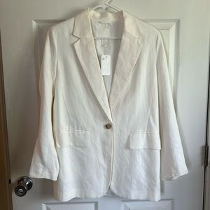 H&M Linen blend blazer